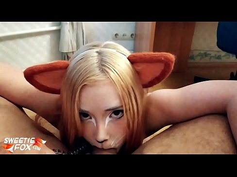 ❤️ Kitsune залгих дик, булэг нь түүний аманд ☑ Секс видео манайд ﹏